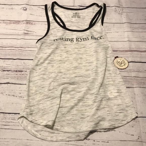 SO Tops - 50% OFF BUNDLES NWT So Resting Gym Face Tank S
